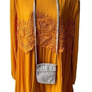 LeSportSac VTG Small Passport Phone Money Holder Crossbody Bag Beige Unisex GORP